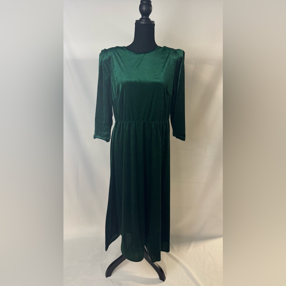 Shein Plus Size Dress- Dark Green